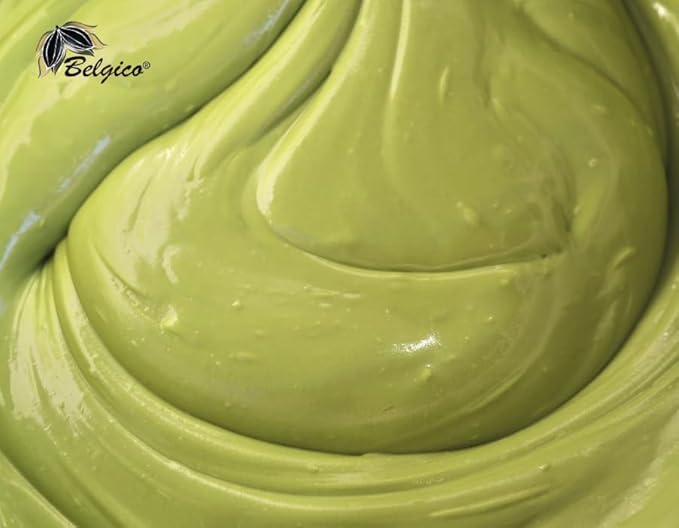 Belgico 8.8 lb(4kg) Pistachio Cream Bulk Bucket–Premium Pistachio butter Tub,Big Pistacho Paste and Spread for Dubai Chocolate