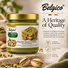 Belgico Crunchy Pistachio Sauce, 30% — 7 oz Jar