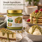 Belgico Crunchy Pistachio Sauce, 30% — 7 oz Jar