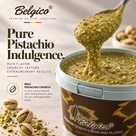 Belgico Pistachio Crunch Sauce — 8.8 lb (4 kg) Bucket