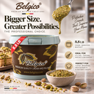 Belgico Pistachio Crunch Sauce — 8.8 lb (4 kg) Bucket