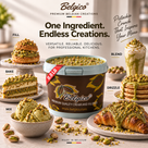 Belgico Pistachio Crunch Sauce — 8.8 lb (4 kg) Bucket