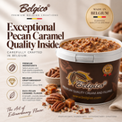 Belgico Pecan Crunch Caramel Sauce — 5.5 lb Bucket
