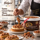 Belgico Pecan Crunch Caramel Sauce — 5.5 lb Bucket