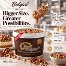 Belgico Pecan Crunch Caramel Sauce — 5.5 lb Bucket