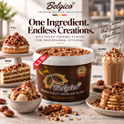 Belgico Pecan Crunch Caramel Sauce — 5.5 lb Bucket