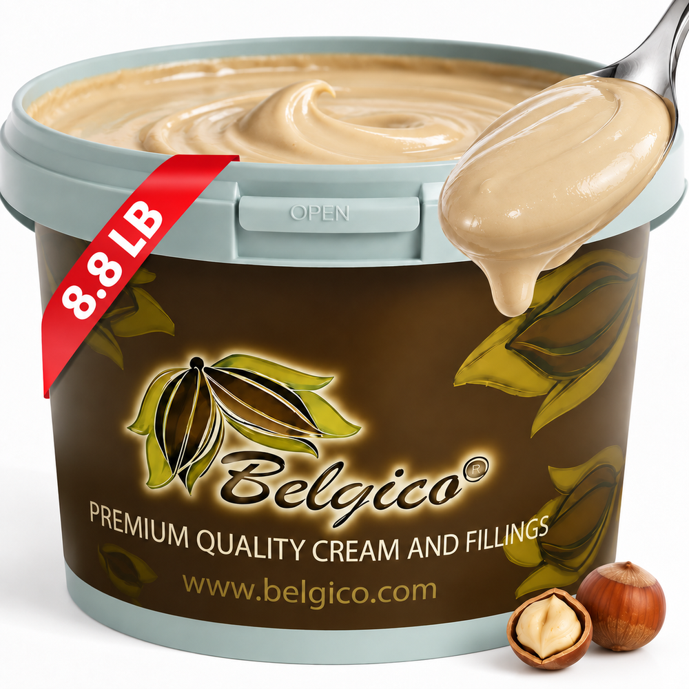 Belgico Hazelnut Cream — 8.8 lb (4 kg) Bucket