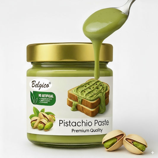 Belgico Pistachio Paste – Premium Pistachio Cream Jar 7oz