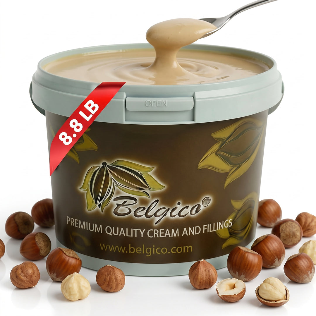 Belgico Hazelnut Cream — 8.8 lb (4 kg) Bucket