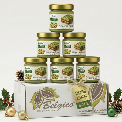 Belgico Pistachio Paste – Premium Pistachio Cream Jar 7oz
